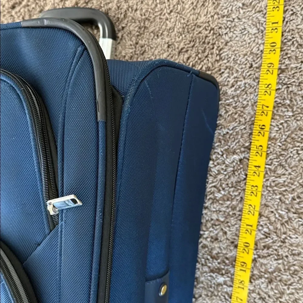 Samsonite Navy Blue Softshell Expandable Spinner Suitcase 20150410 4500254976